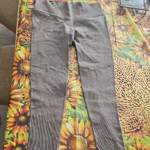 JoyLab Ribbed Gray  Leggings